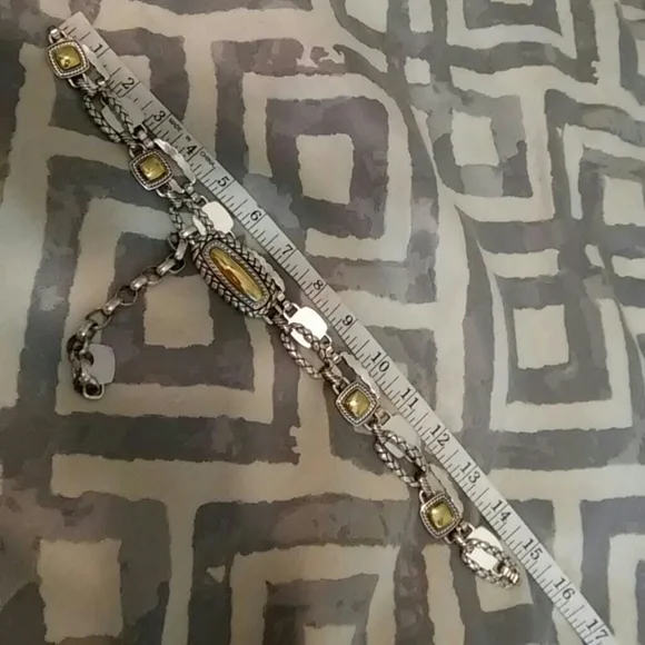 Brighton Silver & Gold Metal Belt - Picture 8 of 8